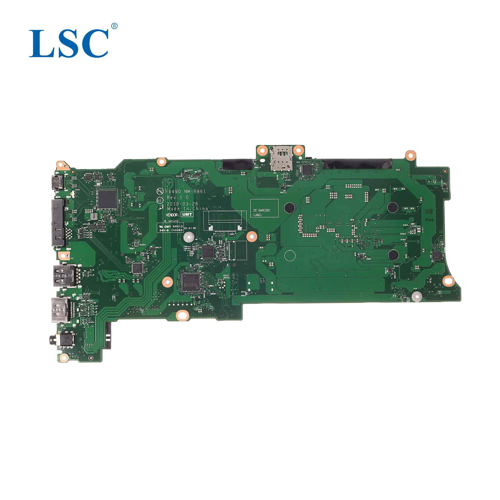 Laptop Motherboard for ThinkPad X1 Carbon 6th X1 Yoga 4th Motherboard FX490 NM-B861 FRU;5B20W21741 5B20Z25550 CPU;I7 10510U 16G