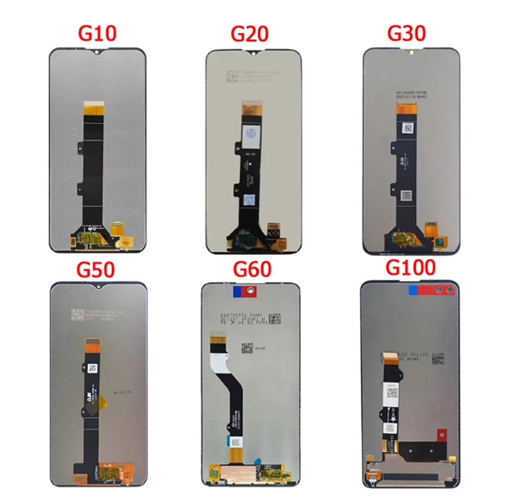 

Original LCD For Motorola Moto G10 G20 G30 G50 G60 Display Touch Panel Screen Digitizer For Moto G100 LCD Pantalla