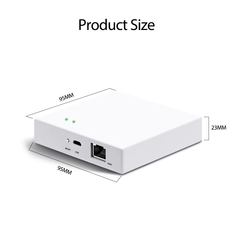 LoraTap Tuya Multi-mode WiFi ZigBee 3.0 Bluetooth Mesh Gateway Hub Bridge Wireless and Wired Smart Life App Remote Control