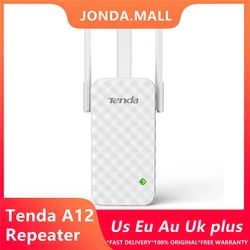 Tenda A12 300Mbps WiFi Repeater Wireless Range Extender Wi-Fi Signal Amplifier Expander,  Wireless N300 Universal Range Extender