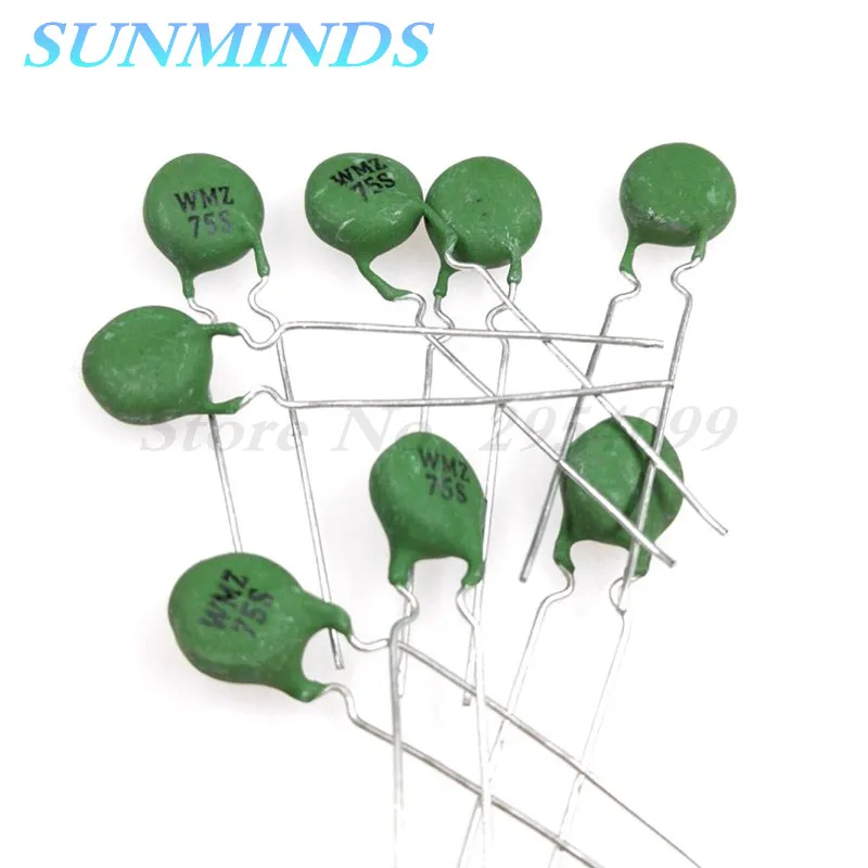 10pcs WMZ75S WMZ75 Z75S WMZ-75S 82 Ohm PTC PTC overcurrent protection thermistor