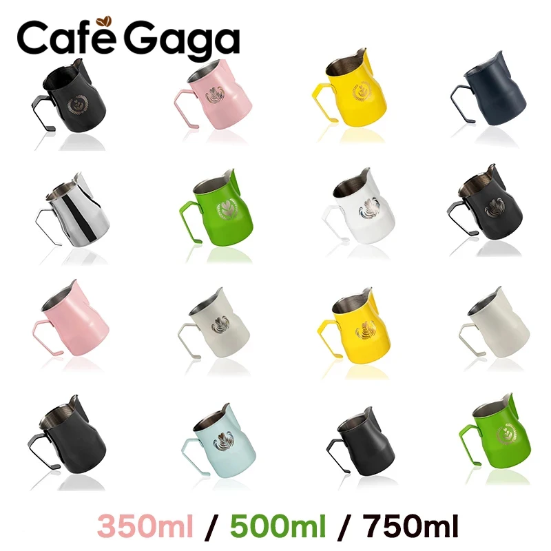 

350/500ml/750ml Milk Frothing Pitcher Stainless Steel Espresso Coffee Barista Craft Latte Cappuccino Milk Cream Cup Frothing Jug