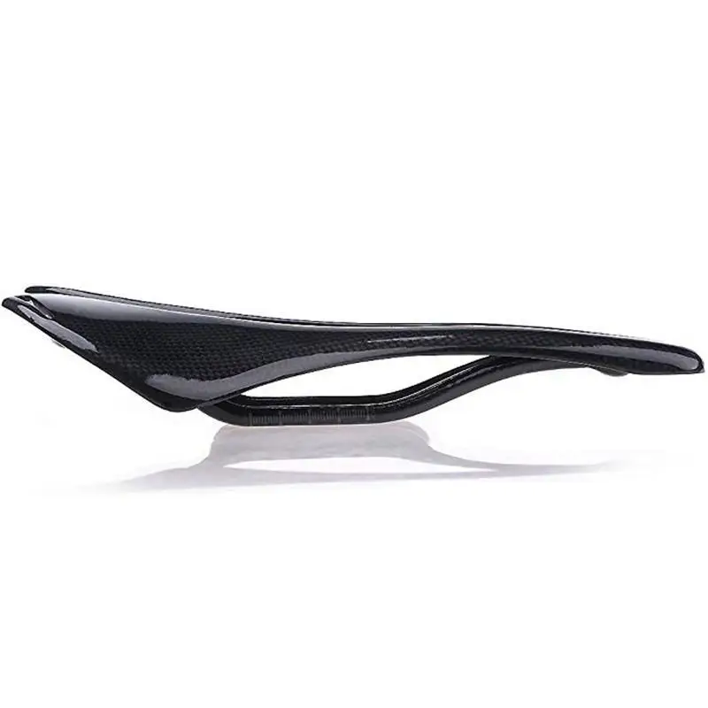 No logo 3K Full Carbon Fiber Bicycle Saddle Road MTB Bike Carbon Saddle Seat Matte / glossy Bicycle Cushion 270*143mm Bike Parts