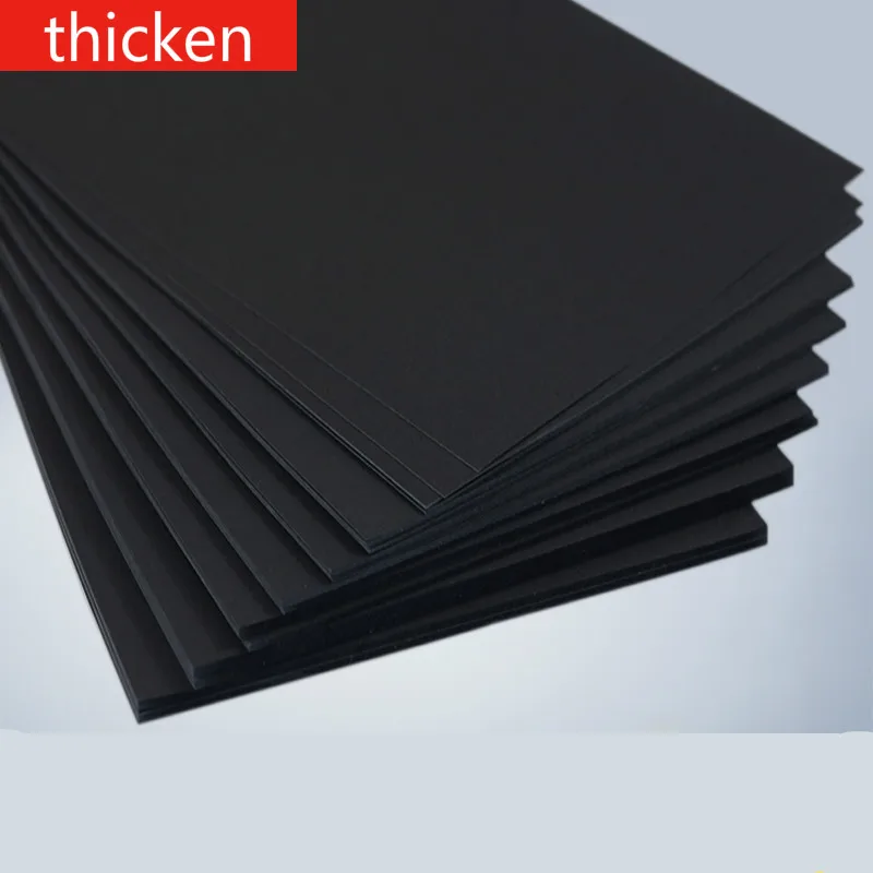 

Black Hard Sketching Painting Watercolor Paper Card 300g 400g Black Papers for DIY Envelopes Scrapbooking Greeting Card Letter