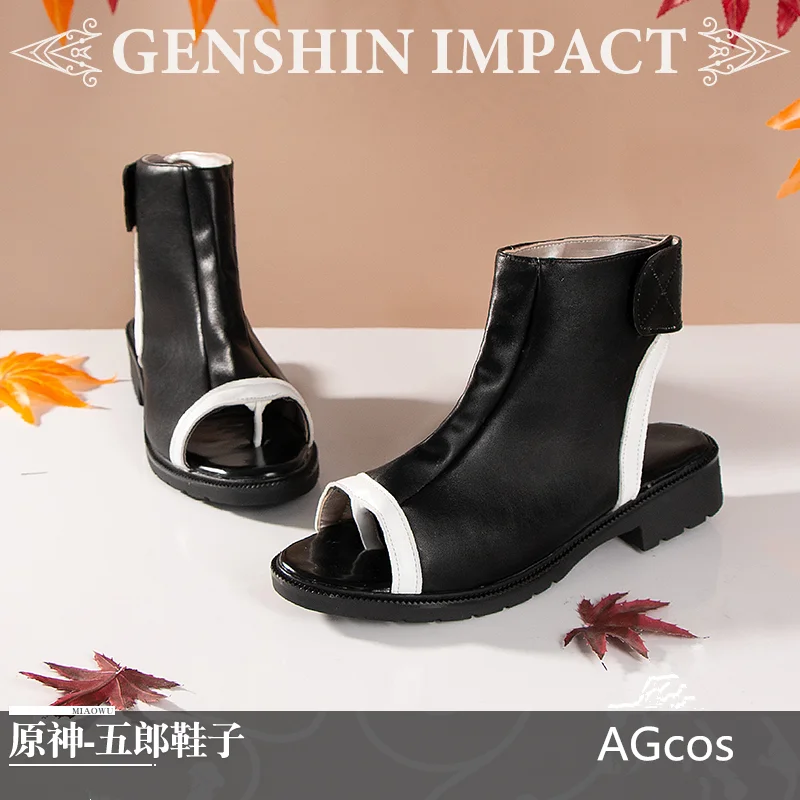 

AGCOS Game Genshin Impact Gorou Cosplay Shoes