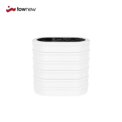 Townew-Recyclable Refill Ring Replacement Cassettes, Trash Bags for Smart Trash Can, T1 Tair T3, 6 Pcs