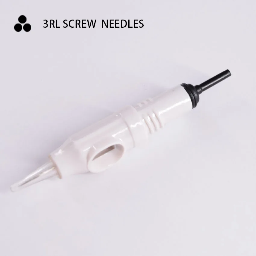 

Tattoo Needle Screw 3RL 10pcs Sterilized Permanent Makeup Pen Machine Needles Tips Supply for Eyebrow lip Microblading Supplies