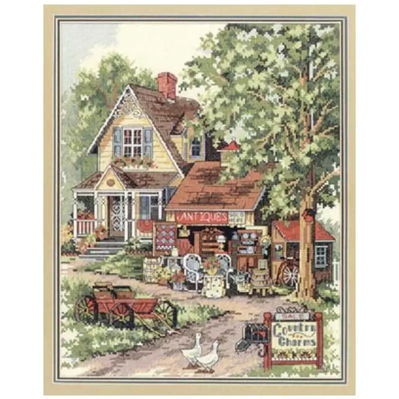 

Farm scenery patterns Counted Cross Stitch 11CT 14CT 18CT DIY Chinese Cross Stitch Kits Embroidery Needlework Set home decor