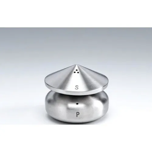 

Zicco Steel Pyramid Salt Shaker Pepper Shakers 2'li