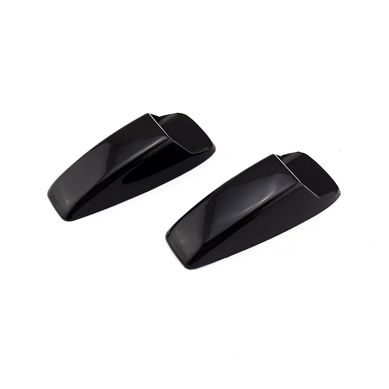 Universal car exterior decoration badget Plastic Car Bonnet Screen Spray Nozzle cover Washer Wash Vent jet Covers - Pair