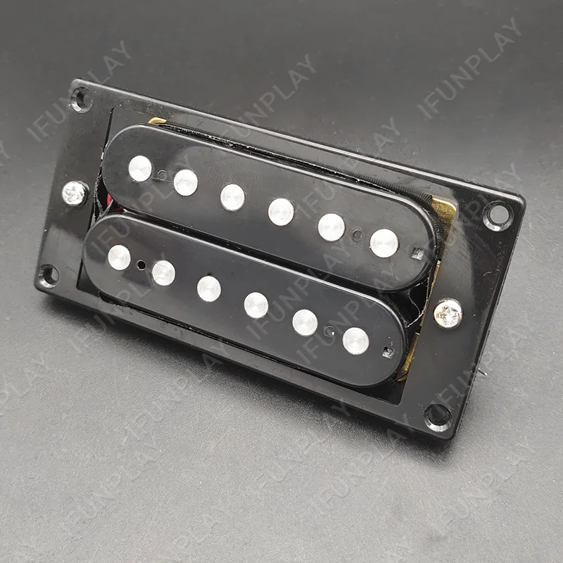 Electric Guitar Pickup Humbucker Double Coil LP Electric Guitar Pickups 50/52mm Neck Bridge Pickup with installing Frame