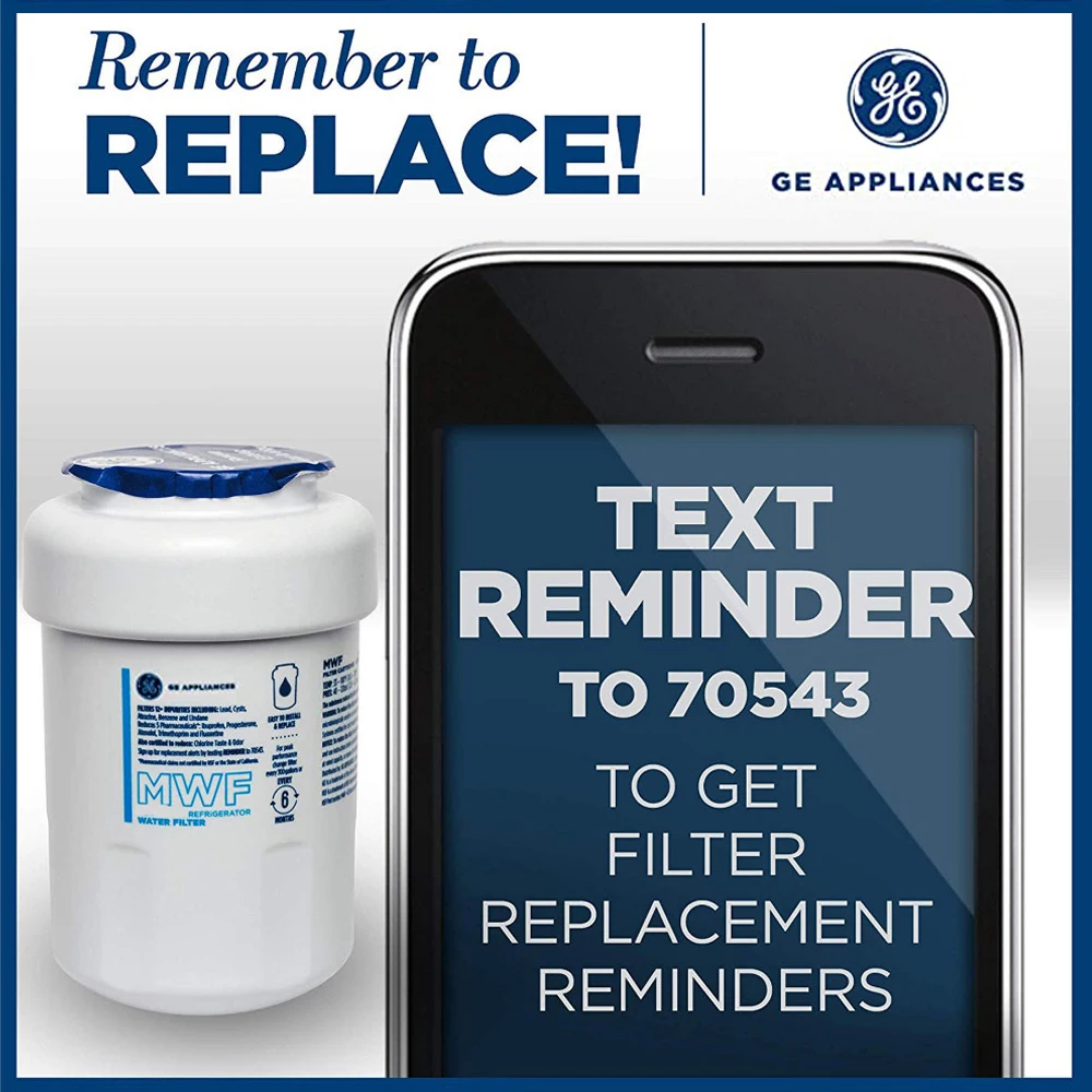 Sostituisci il nuovo filtro dell'acqua per frigorifero MWF elettrico generale da 3 confezioni