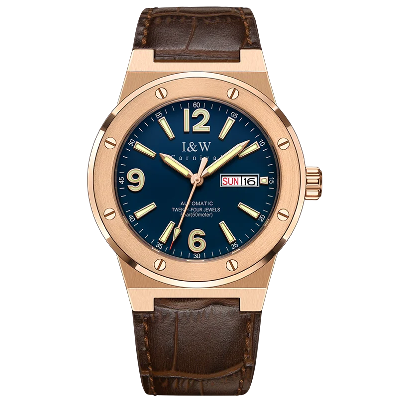 Carnival IW Mechanical Watch For Men Brand Luxury Automatic Men 