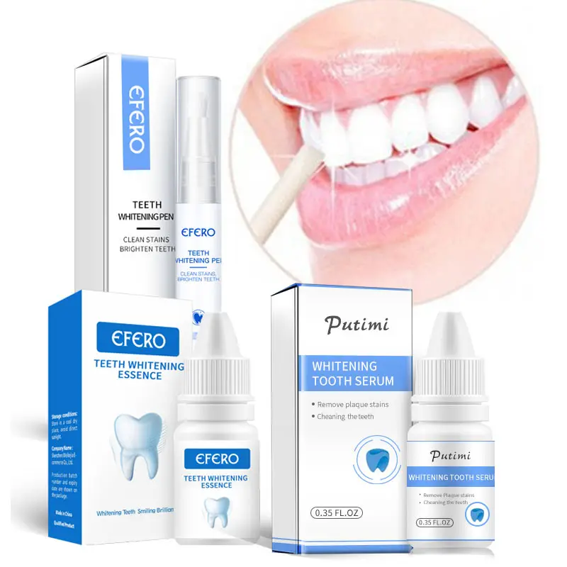 2PCS Teeth Whitening Pen Cleaning Serum Plaque Stains Remover Teeth Bleachment Dental Whitener Oral Hygiene Care Teeth Whitener