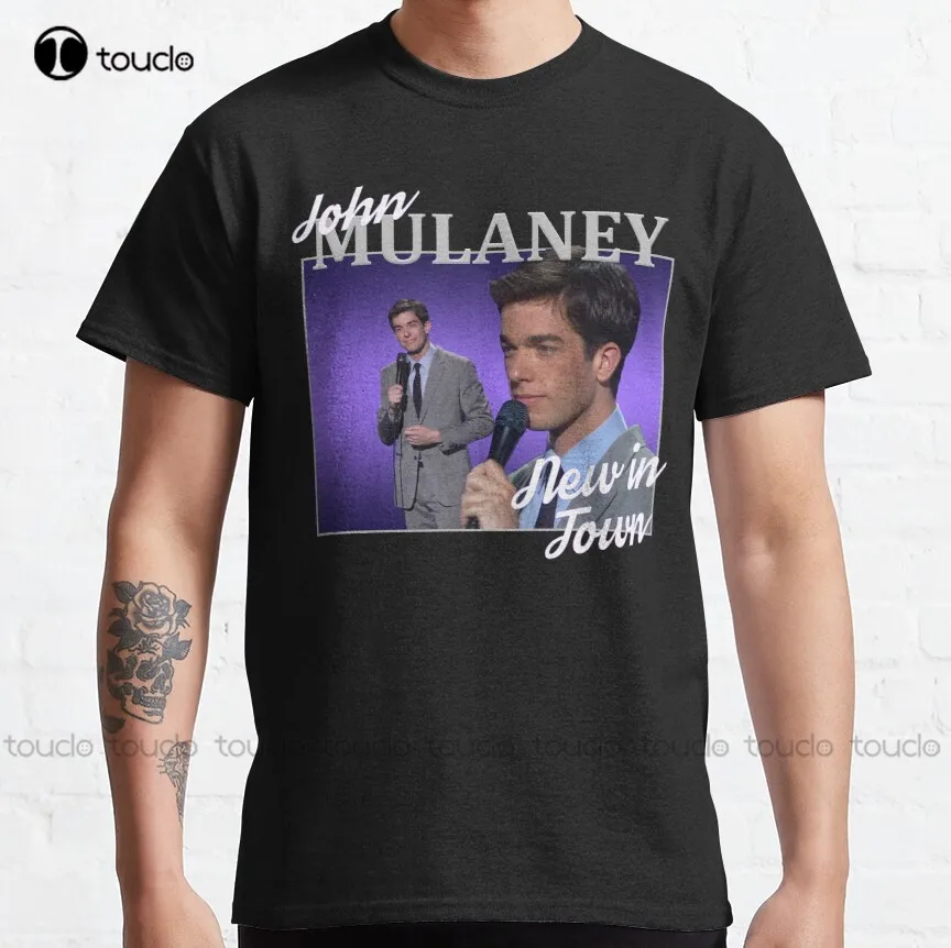 

John Mulaney Classic T-Shirt Custom T Shirts For Men Custom Aldult Teen Unisex Digital Printing Tee Shirt Fashion Funny