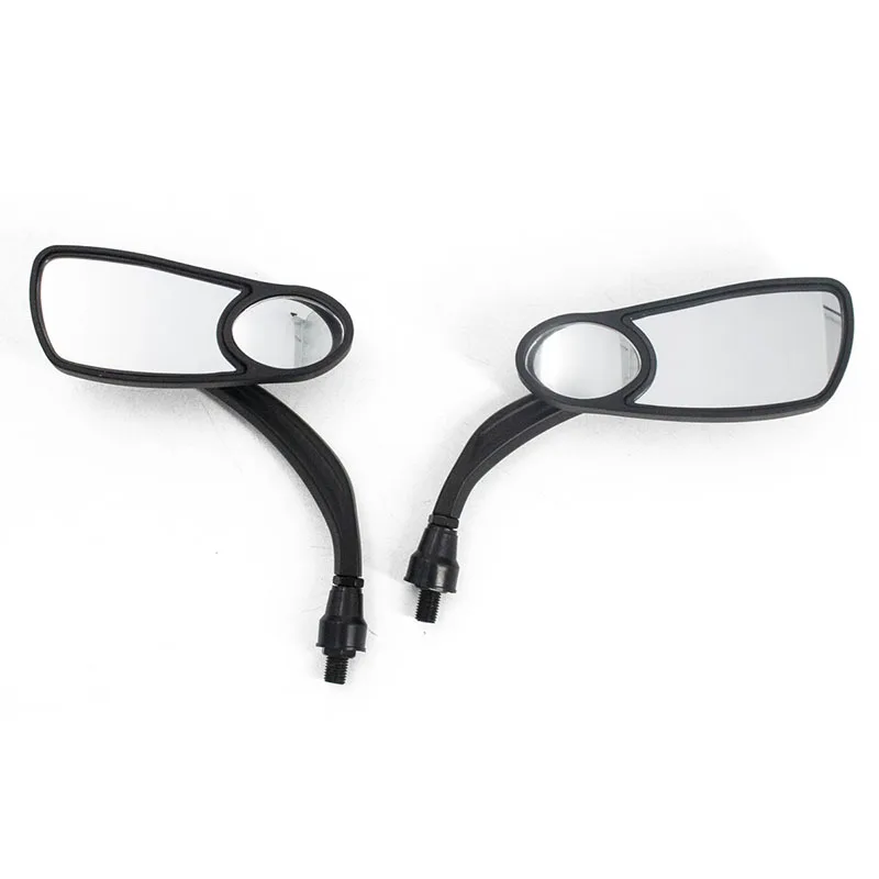 Universal Retro Prince Motorcycle Wide Angle Field 10mm Mirror Blind Spots Rearview Reverse Auxiliary Len For GV300S GZ150