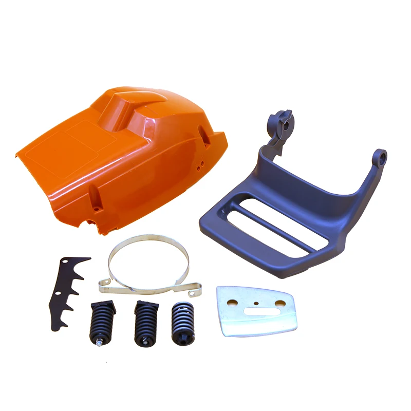 Top Coperchio del Cilindro Maniglia del Freno a Molla Tampone Kit per Husqvarna 350 340 345 346 346XP Gas Motosega Pezzi di Ricambio Parti di 503 91 05 01