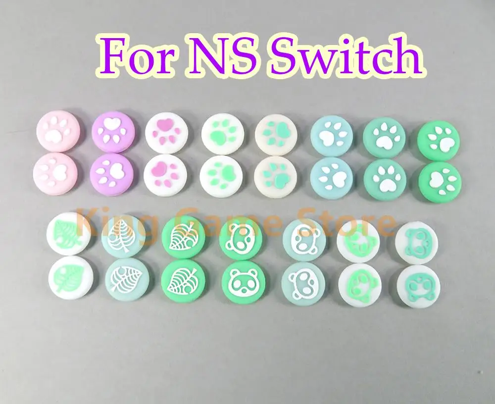 

20pcs Joystick Anti-slip Cap Silicone Rubber Protective Skin Joystick Grip Grips Cap For NS Switch for Nintend Switch Lite