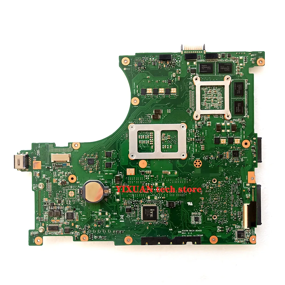 Imagem -02 - Placa-mãe para Laptop Asus Mainboard Testado ok N56vm Gt650m 640m 2gb Rev 2.3 N56vz N56vj N56vv N56vb N56vm