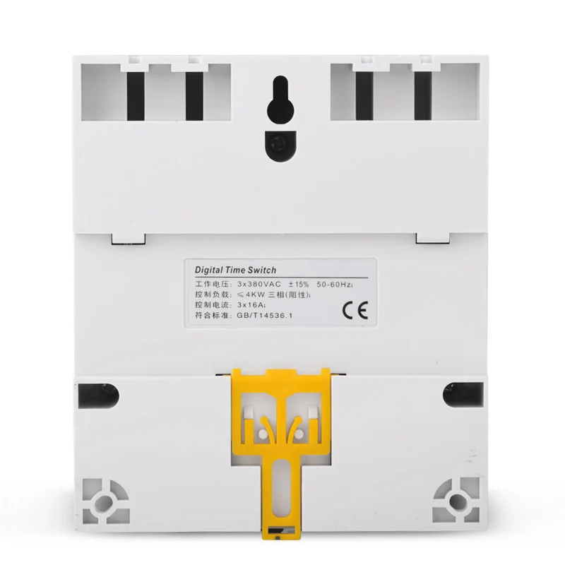 タイマー付きの一般的な手動リレー,3つのフェーズ,380V,415V,16A,7日間の手動使用