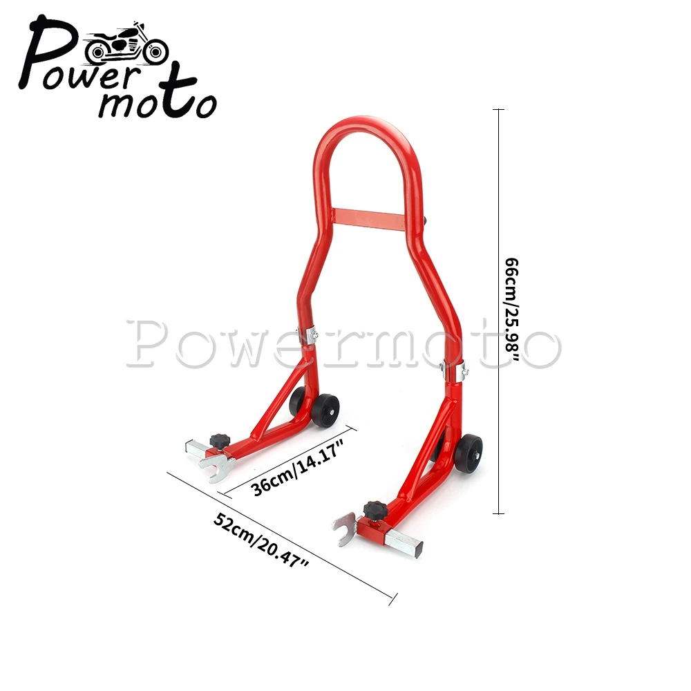 Soporte de elevación para reparación de ruedas traseras de motocicleta, elevador de brazo basculante de neumáticos de acero, soportes de moto para bicicletas deportivas, carreras de bicicletas de calle