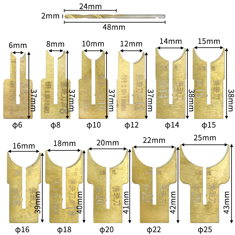 6-25mm Wooden Bead Make Drill Bit Carbide Ball Blade Woodworking Milling Cutter Molding Tool Buddha Router Bit Drills Set