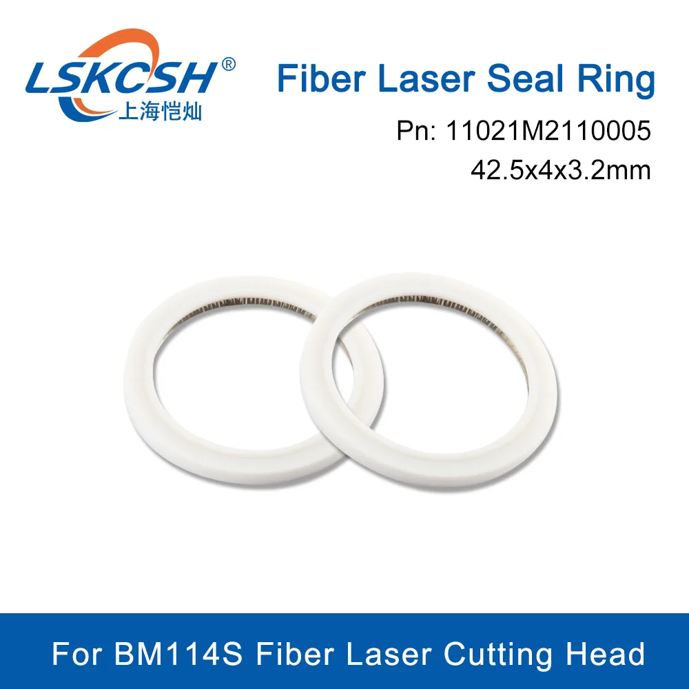 LSKCSH 10 Teile/los Faser Laser Dichtung Ring mit Frühling Für Schutz Windows 37x7mm Raytools BM114S Laser Kopf 11021M2110005