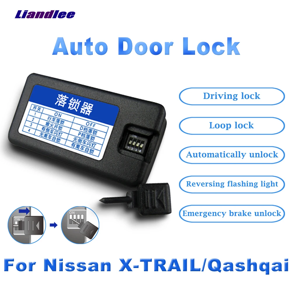 

For Nissan X-TRAIL/Qashqai 2008-2016 2017 2018 Auto Lock Car Electronics Accessories OBD Latch Plug and Play