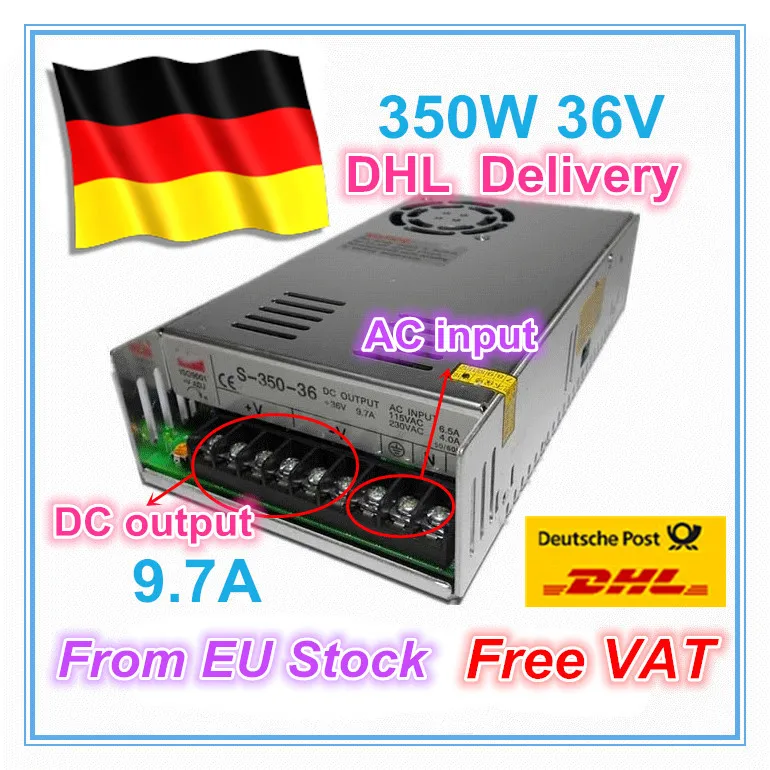 

EU ship/free VAT 350W 36V Switch DC Power Supply for CNC Router Single Output 350W 36V Foaming Mill Cut Laser Engraver Plasma