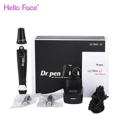 Dr. Pen A7 Original Derma Pen Facial Care Massager Auto Mcro Needle Cartridges Pen Wired Microneedling System