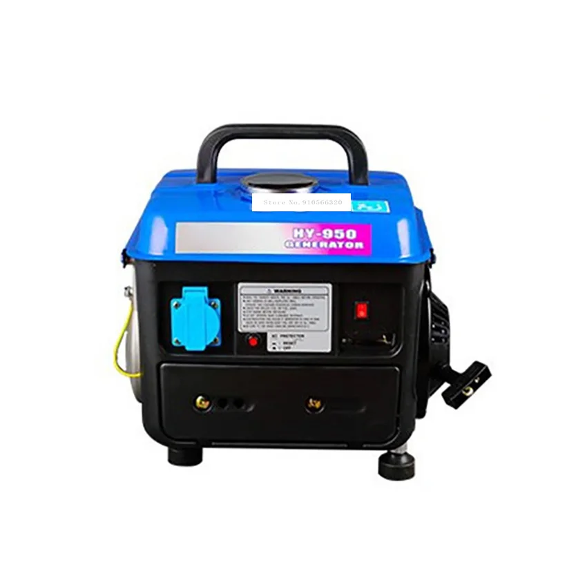 HY-950 High Quality Hand Pull Low Noise Mini Engine Generator Liquefied Gas Natural Gas Fuel Tank 4.2L 650W 220V 50HZ