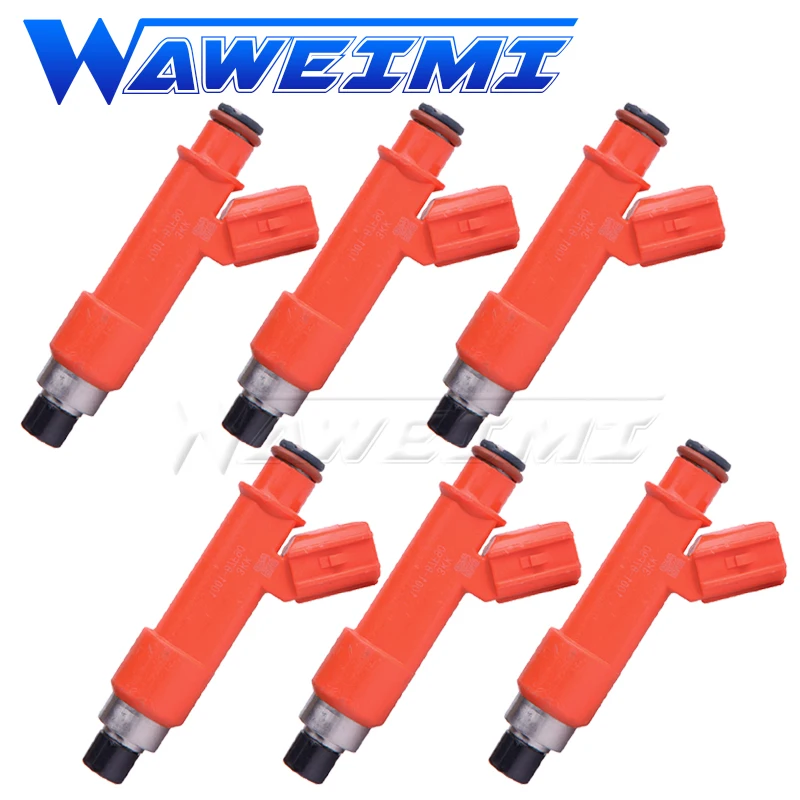 WAWEIMI 6PCS Fuel Injector 850cc OE 1001-87F90 For Toyota Supra 1jzget 2JZGTE Engine Motor Car Accessories 100187F90