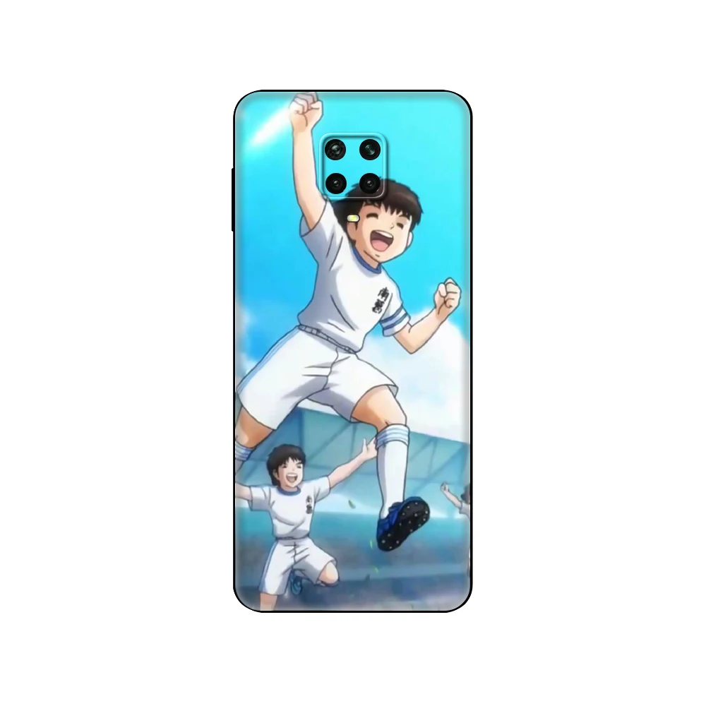 Black tpu Case For Xiaomi Redmi 7A 8 8A 9 9A 9C Case Redmi Note 8T 8 Pro T Note 9 9S 9 Pro Captain Tsubasa Ozora Genzo football