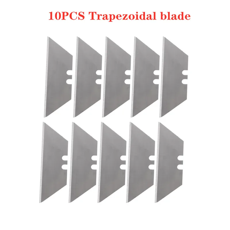 10 PCS Trapezoidal Cutting Blades, Art Carpet Cutting Machine, Replaceable Tools, Special T-shaped Blade