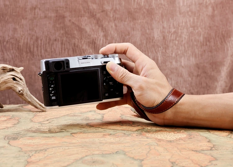 حزام كاميرا Fujifilm الأصلي ، جلد طبيعي ، مقبض DSLR عتيق ، لـ Fujifilm XT10XT20 X100F XPRO2 XT30 XT3