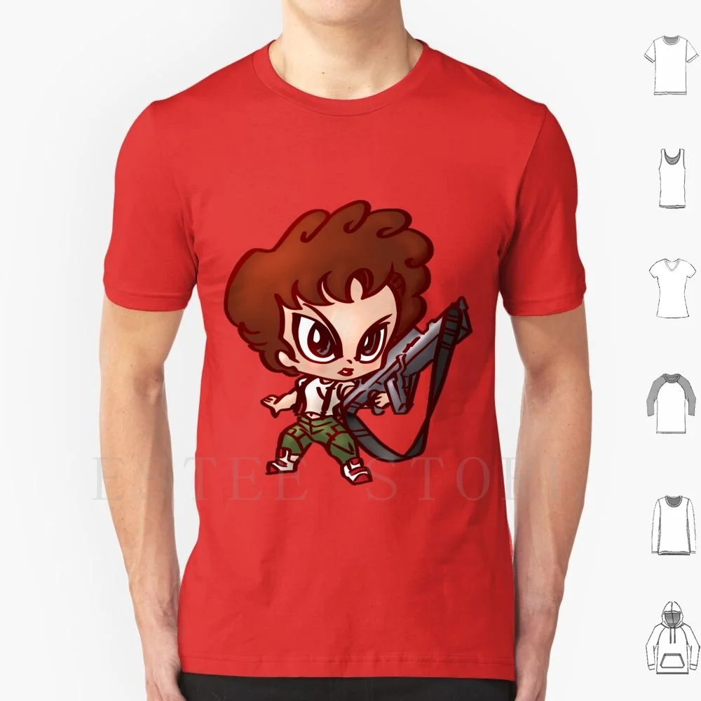 Chibi Ripley T Shirt DIY Big Size 100% Cotton Ripley Sci Fi Sifi Avp Geiger