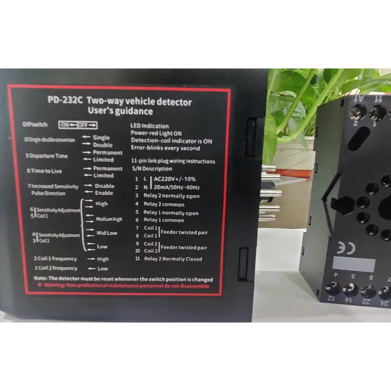 For Automation Vehicle Detector Loop Detector To Sense Vehicle Inspection Device Traffic Inductive Signal Control PD232