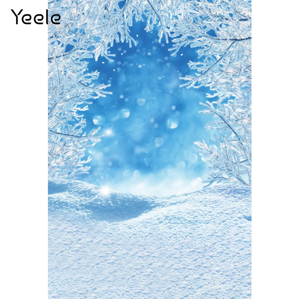 Yeele Christmas Backdrop Winter Branches Snowflake Dreamy Baby Portrait Photography Background Vinyl Photophones For Photos