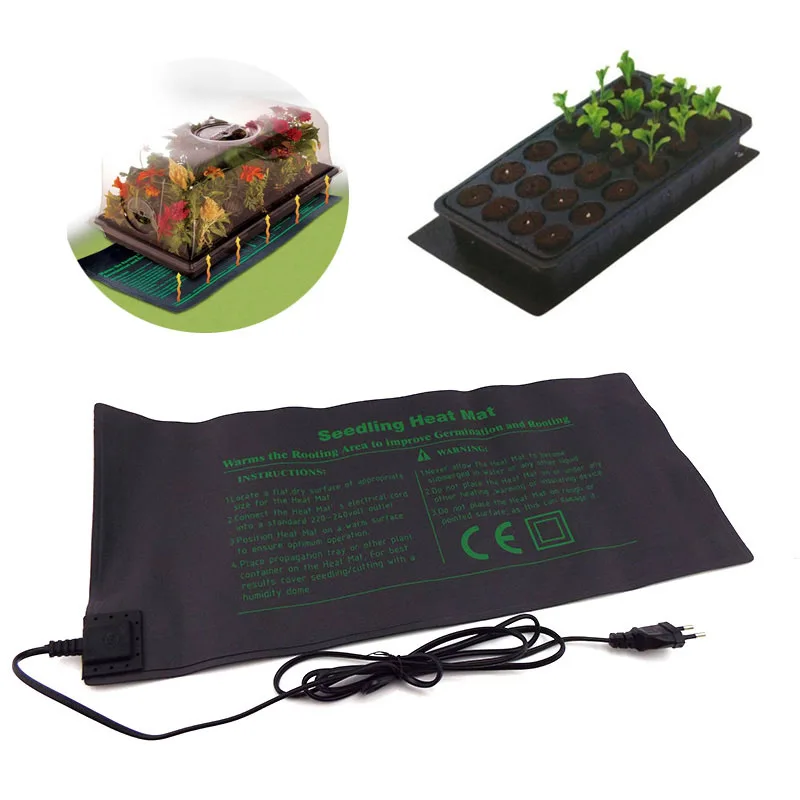 

Plant Seedling Heating Mat Seed Nursery flower Starter heat Pad Waterproof Germination Propagation Clone Garden Supplies a11