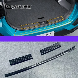 For Toyota Raize A200A/210A Rear Trunk Scuff Protector Plate Molding Garnish Stainless steel back guard accessories