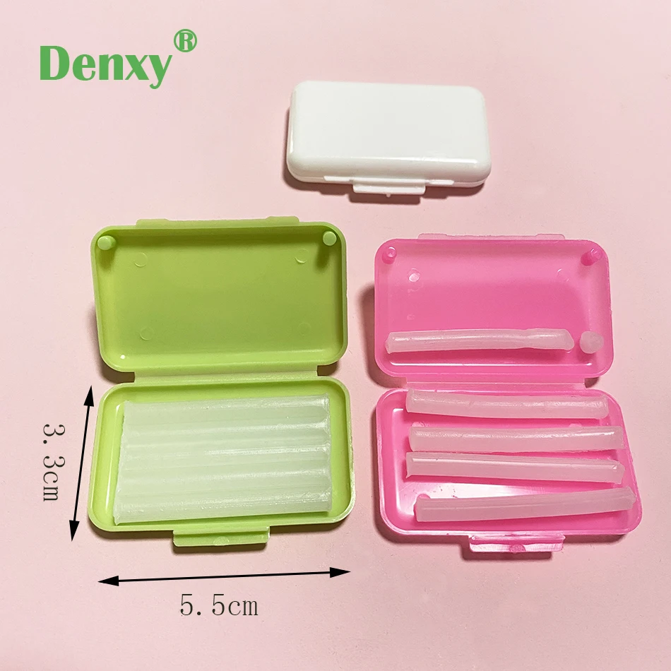 Denxy 20box Braces Wax Dental Wax for Braces wearer Aligners Orthodontic Wax Dental Oral Care Bracket Gums Irritation prevent