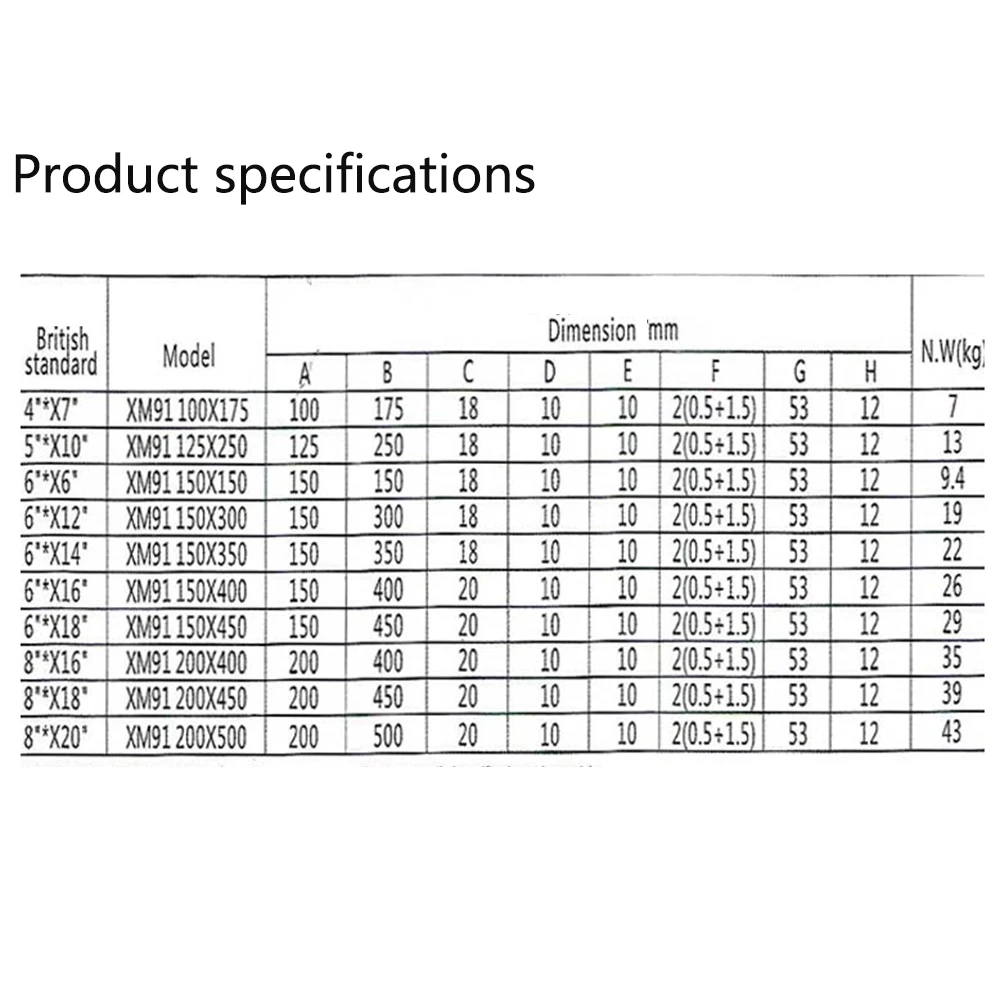 Surface Grinder Permanent Magnetic Chuck XM91 100*175mm Grinding Disk Applicable To Grinding Machines