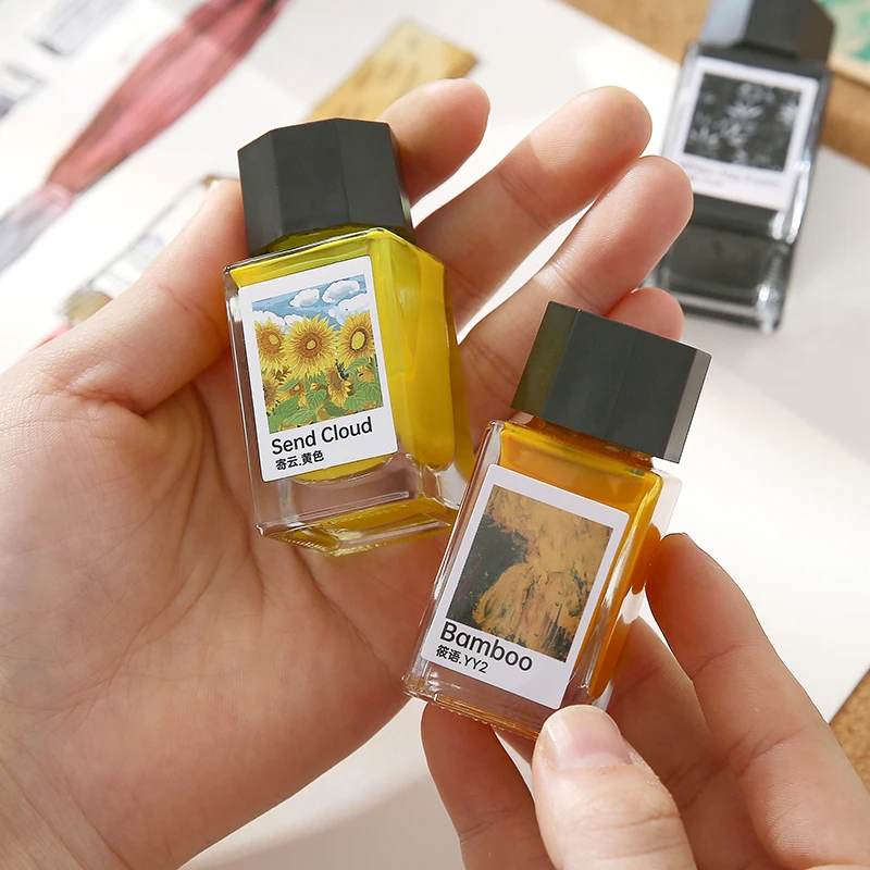 Waterproof Pen Light Color Line Drawing With Waterproof Colorfast Ink Cartoon Pigment Watercolor 18ml