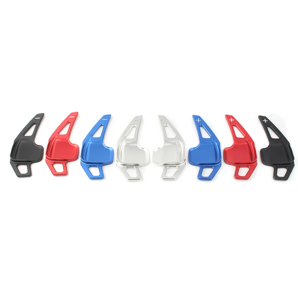 2Pcs Aluminum Car Steering Wheel Shift Paddles Blade Shifter Extension For BMW 3 5 Series F10 F30 F80 320i 325i 330i RT