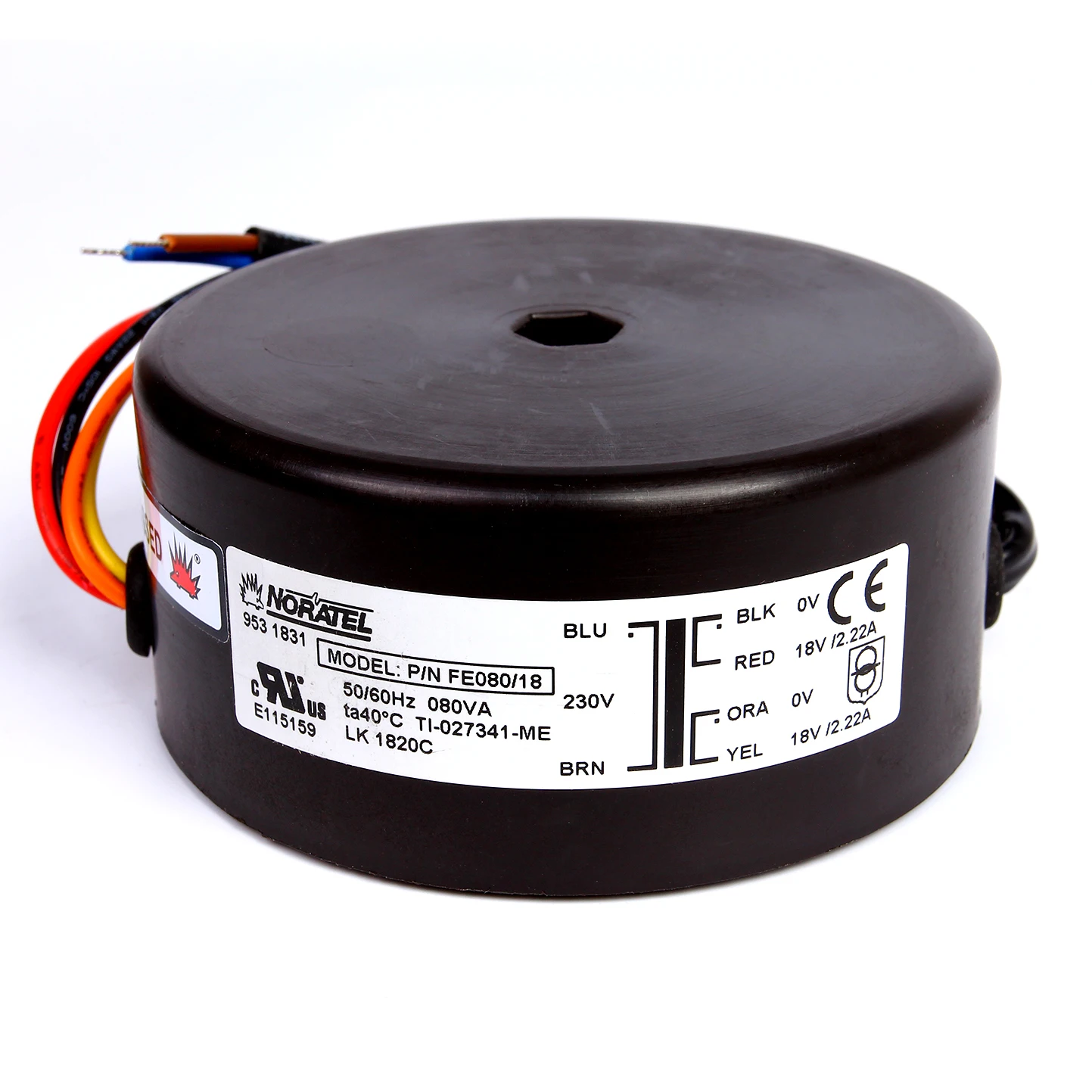 

80W NORATEL sealed ring cow 80VA toroidal transformer new original imported double 9V 12V 18V