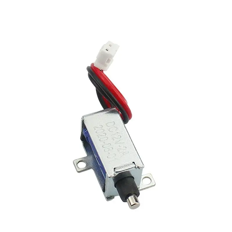 Mini DC5v electromagnet 12v powerful solenoid coil stroke 3mm small electromagnetic door latch electronic lock