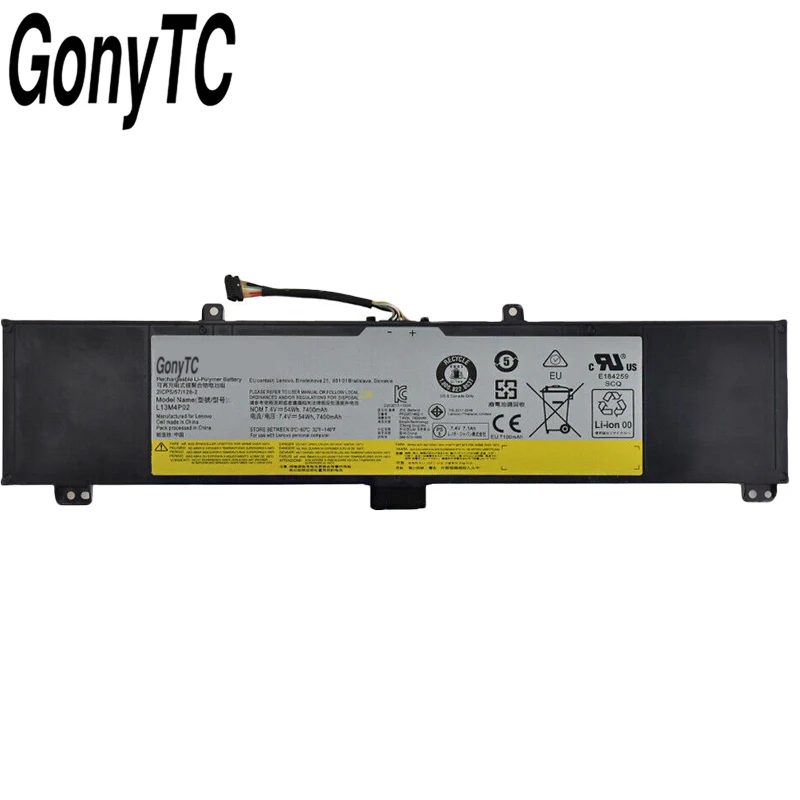 L13M4P02 New Original Laptop Battery For Lenovo Y50 Series Y50-70 Y70-70 Y70 121500250 Tablet L13N4P01 7400mAh