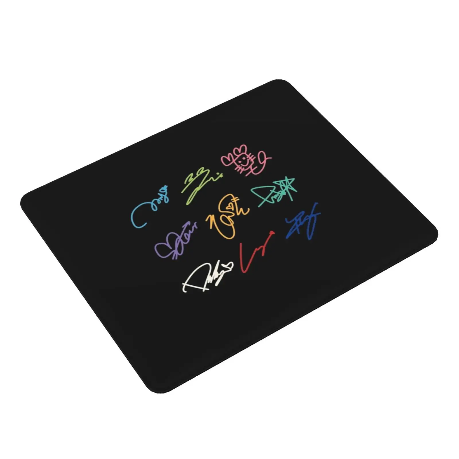 Twice Signatures Mouse Pad DIY Print Twice Nayeon Jeongyeon Momo Fury Jihyo Mine Dahyun Chaeyoung Tzuyu