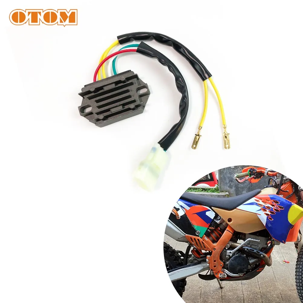 OTOM Motorcycle Voltage Regulator Rectifier 2038A.1 For KTM XCF SXF 250 450 505 SUZUKI RMZ250 32800-28H00 Scooter Moped ATV Part