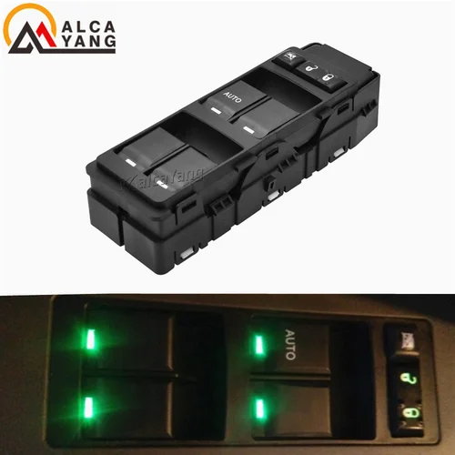 Imagen 2 del producto Interruptor de Control maestro de potencia de ventana, botón regulador eléctrico delantero izquierdo para Jeep Compass Chrysler 200 300 Sebring Dodge Avenger
